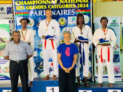 L'Étudiante BANCE de l’ISSH remporte la médaille d'or en kumité individuel