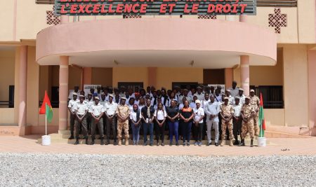 Visite des étudiants à l’Académie de Police du Burkina Faso